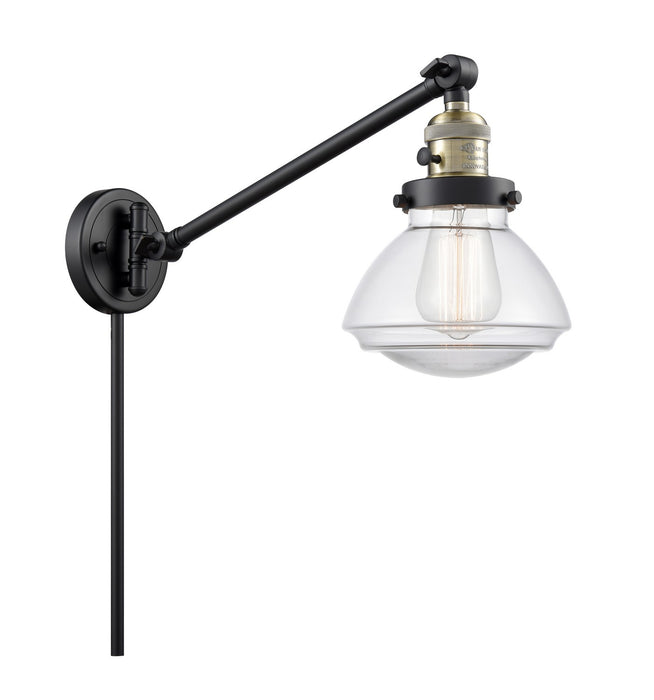 Innovations 237-BAB-G322-LED LED Swing Arm Lamp, Black Antique Brass