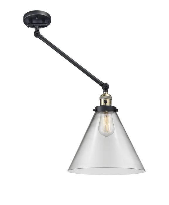 Innovations 237-BAB-G42-L-LED LED Swing Arm Lamp, Black Antique Brass