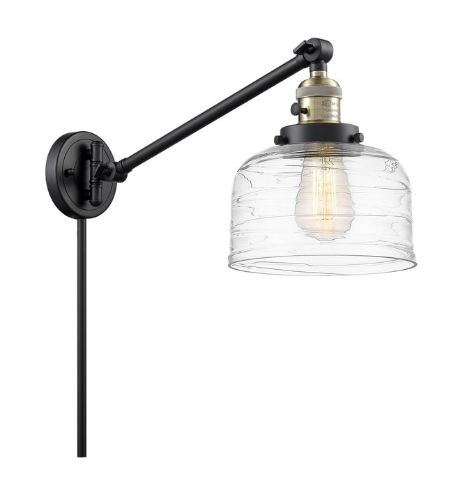 Innovations 237-BAB-G713 One Light Swing Arm Lamp, Black Antique Brass