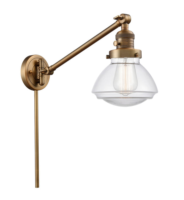 Innovations 237-BB-G322-LED LED Swing Arm Lamp, Brushed Brass