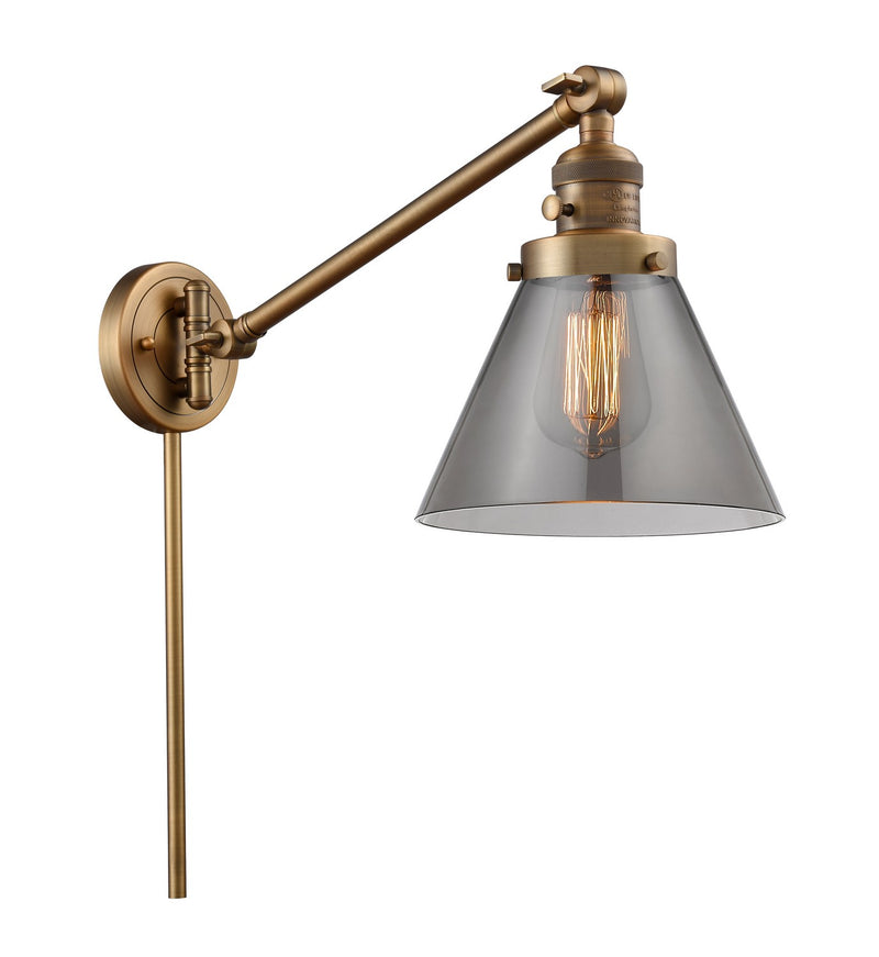 Innovations 237-BB-G43-LED LED Swing Arm Lamp, Brushed Brass