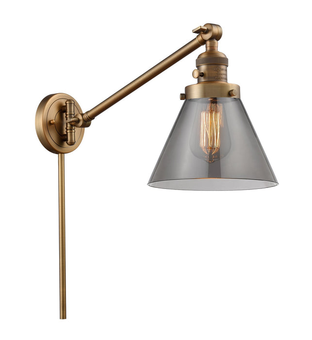Innovations 237-BB-G43-LED LED Swing Arm Lamp, Brushed Brass