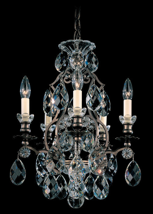 Schonbek 3769-22 Five Light Chandelier, Heirloom Gold