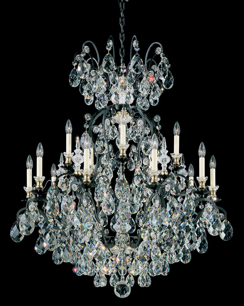 Schonbek 3773-76S 16 Light Chandelier, Heirloom Bronze
