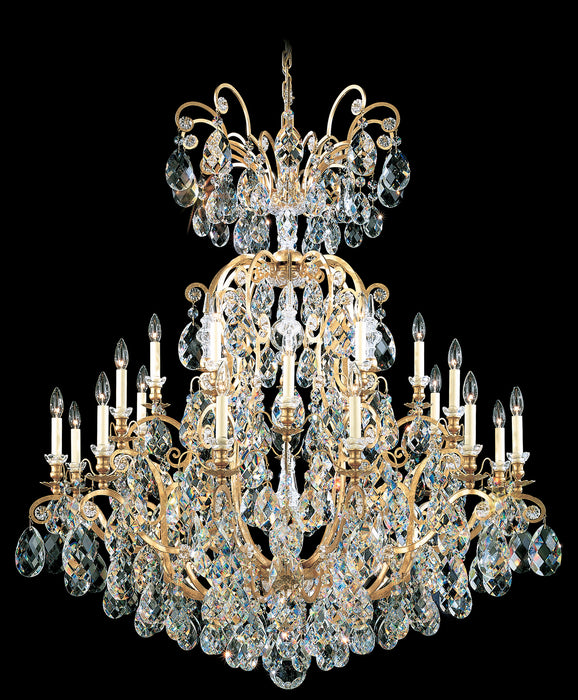Schonbek 3774-22S 25 Light Chandelier, Heirloom Gold