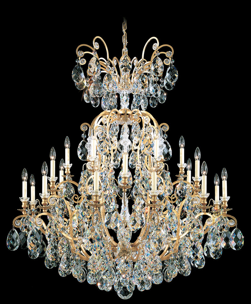 Schonbek 3774-23S 25 Light Chandelier, Etruscan Gold