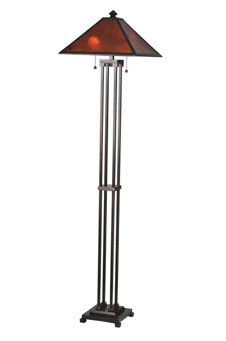 Meyda Tiffany 24218 Two Light Floor Lamp, Antique Copper