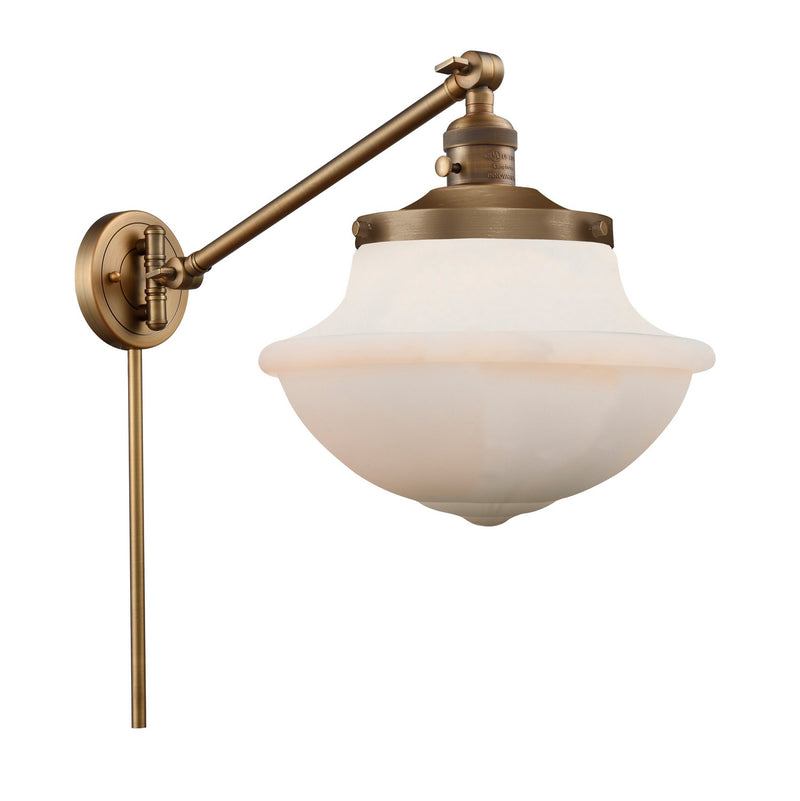 Innovations 237-BB-G541-LED LED Swing Arm Lamp, Brushed Brass