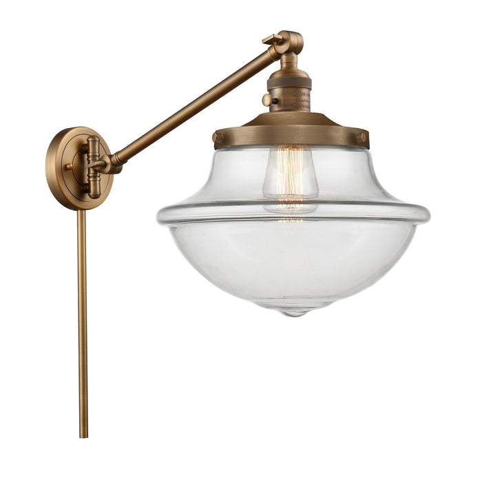 Innovations 237-BB-G542-LED LED Swing Arm Lamp, Brushed Brass