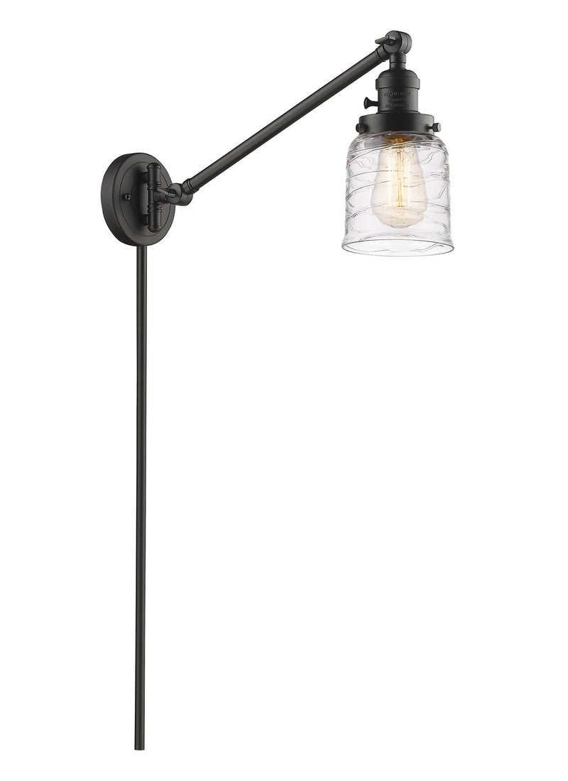 Innovations 237-OB-G513-LED LED Swing Arm Lamp, Oil Rubbed Bronze