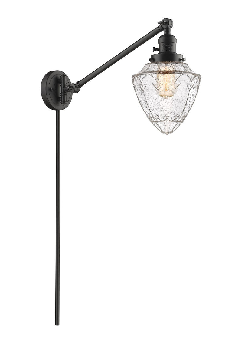 Innovations 237-OB-G664-7 One Light Swing Arm Lamp, Oil Rubbed Bronze