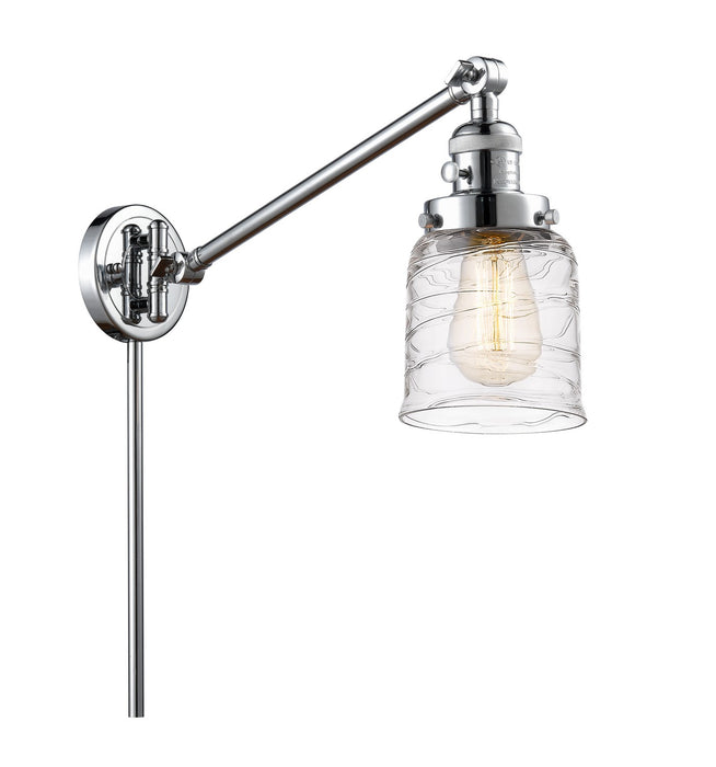 Innovations 237-PC-G513 One Light Swing Arm Lamp, Polished Chrome