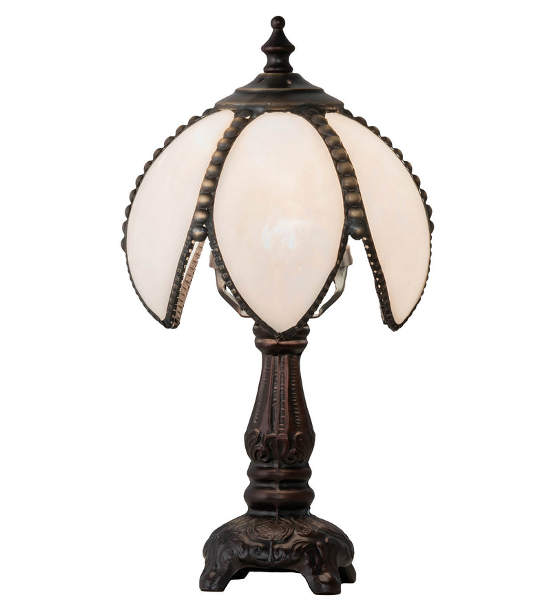 Meyda Tiffany 26782 One Light Mini Lamp, Mahogany Bronze