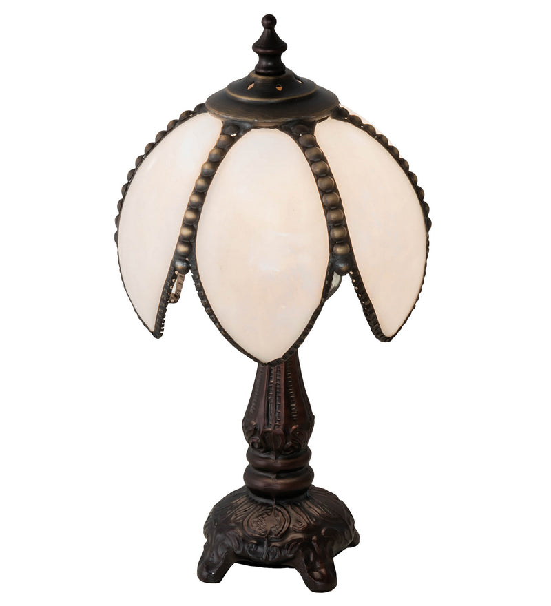 Meyda Tiffany 26782 One Light Mini Lamp, Mahogany Bronze