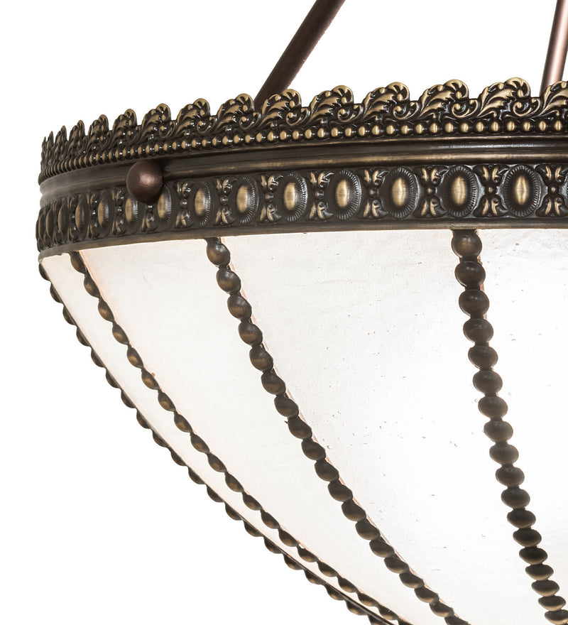 Meyda Tiffany 31292 Three Light Pendant, Mahogany Bronze