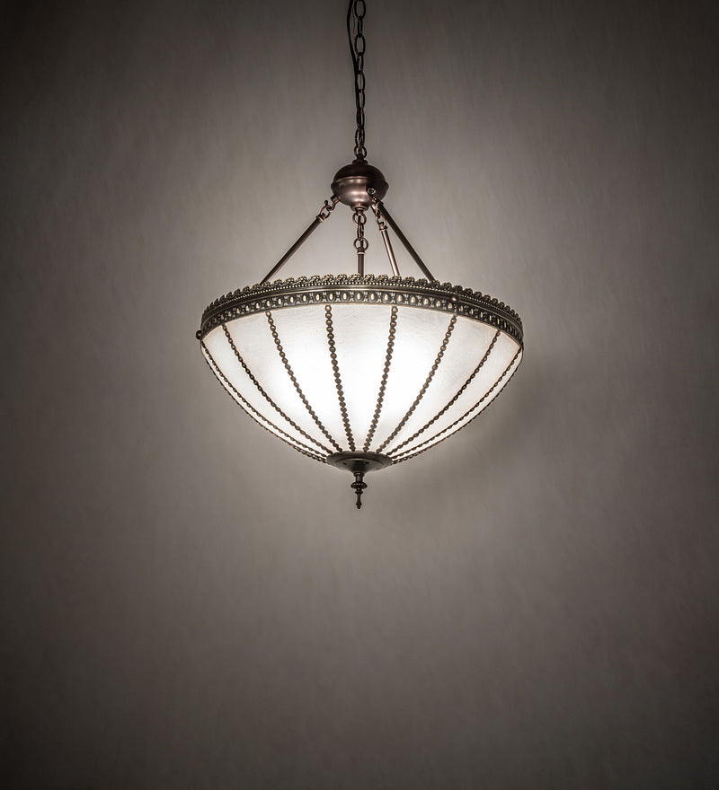 Meyda Tiffany 31292 Three Light Pendant, Mahogany Bronze