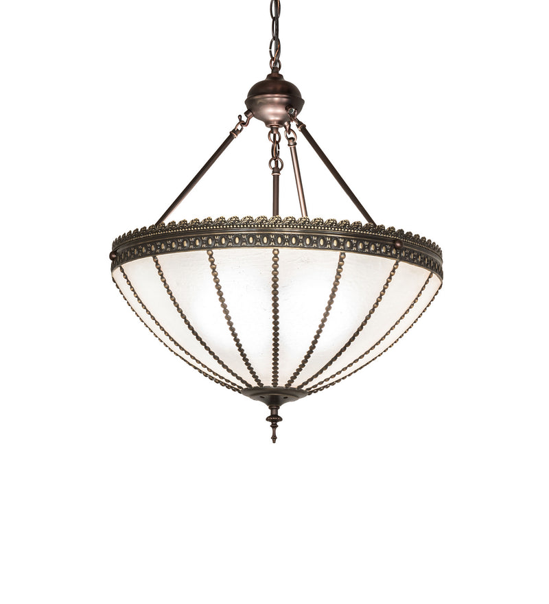 Meyda Tiffany 31292 Three Light Pendant, Mahogany Bronze