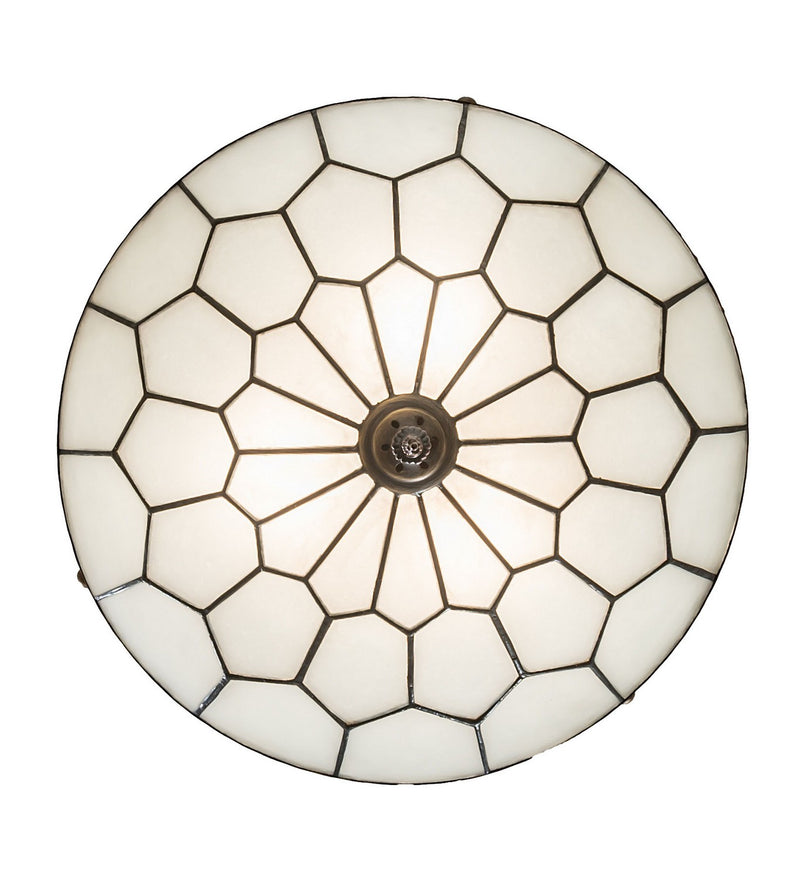 Meyda Tiffany 26787 Three Light Inverted Pendant, Antique Copper