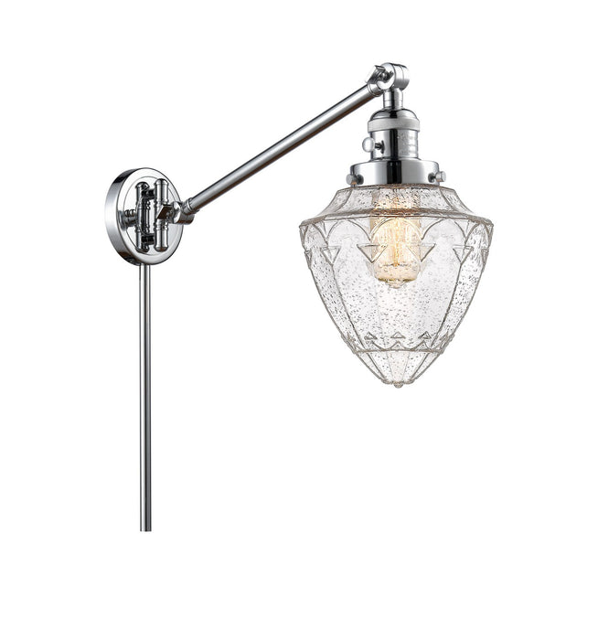 Innovations 237-PC-G664-7 One Light Swing Arm Lamp, Polished Chrome
