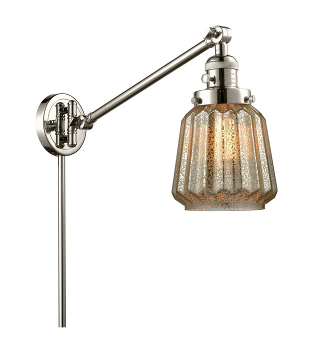 Innovations 237-PN-G146-LED LED Swing Arm Lamp, Polished Nickel