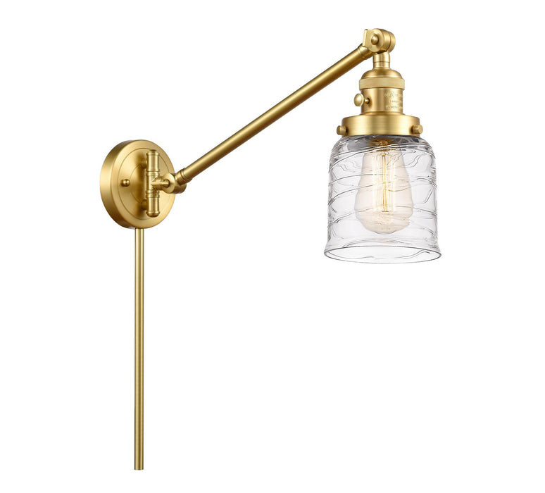 Innovations 237-SG-G513 One Light Swing Arm Lamp, Satin Gold
