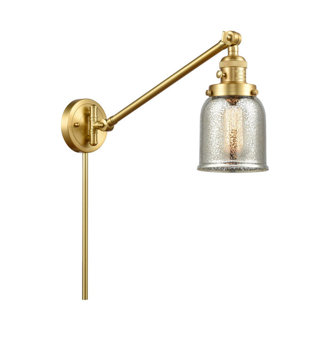 Innovations 237-SG-G58 One Light Swing Arm Lamp, Satin Gold
