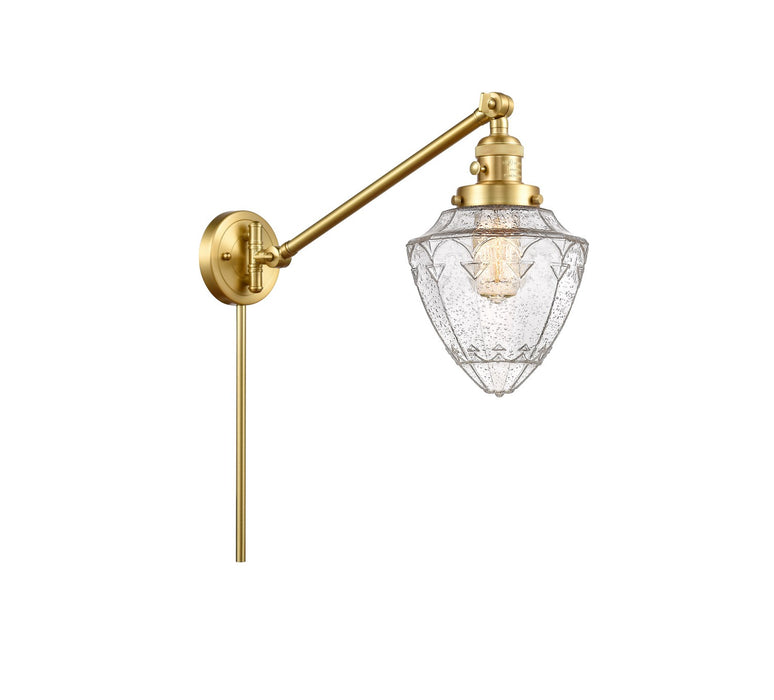 Innovations 237-SG-G664-7 One Light Swing Arm Lamp, Satin Gold
