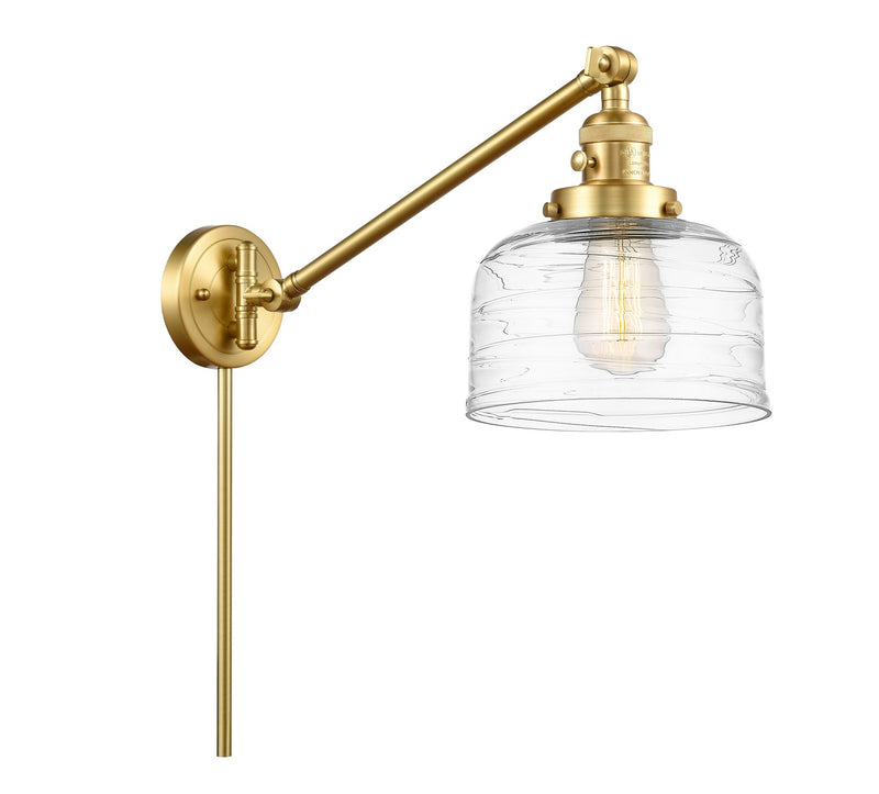 Innovations 237-SG-G713 One Light Swing Arm Lamp, Satin Gold