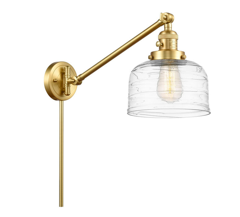 Innovations 237-SG-G713 One Light Swing Arm Lamp, Satin Gold