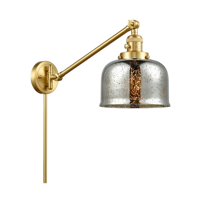 Innovations 237-SG-G78 One Light Swing Arm Lamp, Satin Gold