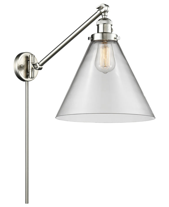 Innovations 237-SN-G42-L-LED LED Swing Arm Lamp, Brushed Satin Nickel