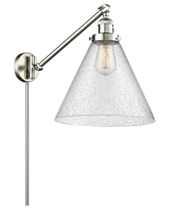 Innovations 237-SN-G44-L-LED LED Swing Arm Lamp, Brushed Satin Nickel