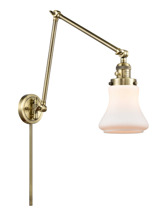 Innovations 238-AB-G191 LED Swing Arm Lamp, Antique Brass