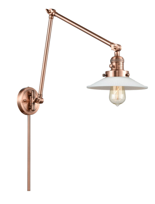 Innovations 238-AC-G1 LED Swing Arm Lamp, Antique Copper