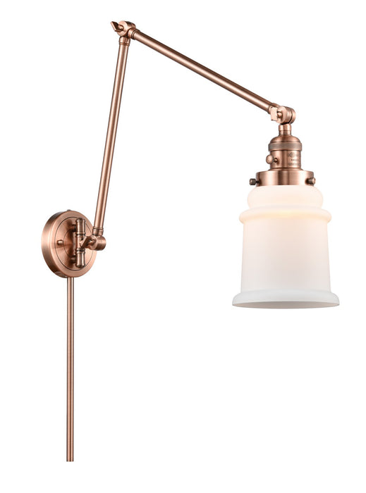 Innovations 238-AC-G181 LED Swing Arm Lamp, Antique Copper