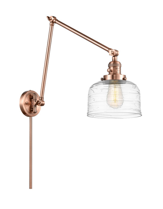 Innovations 238-AC-G713-LED LED Swing Arm Lamp, Antique Copper