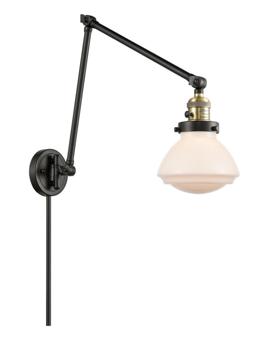 Innovations 238-BAB-G321 LED Swing Arm Lamp, Black Antique Brass