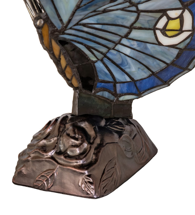 Meyda Tiffany 48017 One Light Accent Lamp, Mahogany Bronze