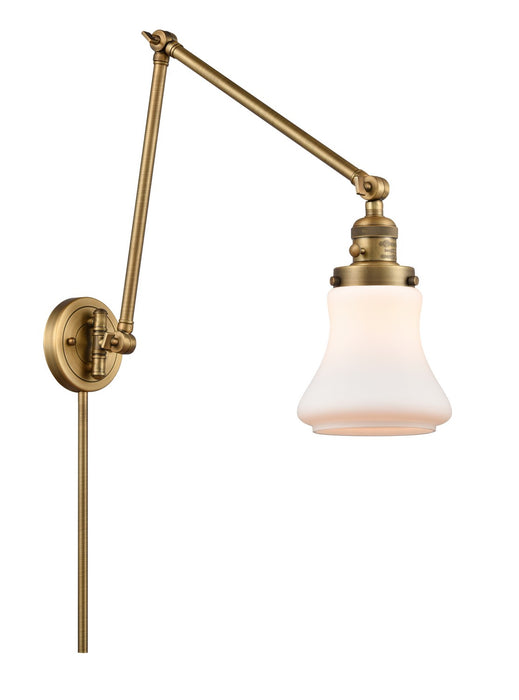Innovations 238-BB-G191 LED Swing Arm Lamp, Brushed Brass