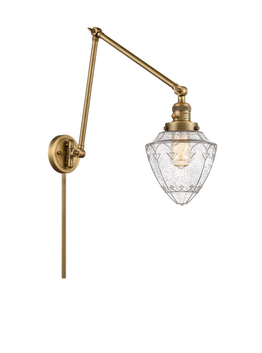 Innovations 238-BB-G664-7-LED LED Swing Arm Lamp, Brushed Brass