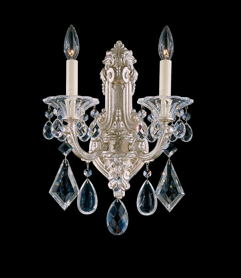 Schonbek 5070-22R Two Light Wall Sconce, Heirloom Gold