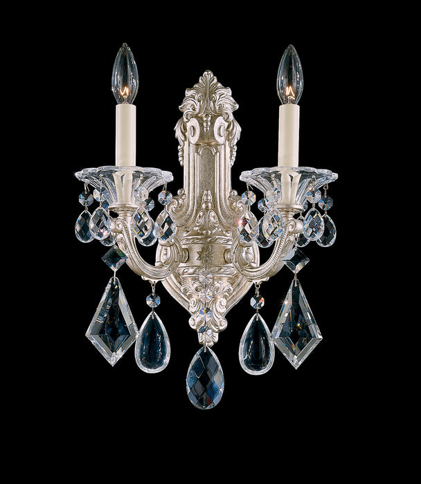 Schonbek 5070-83R Two Light Wall Sconce, Florentine Bronze
