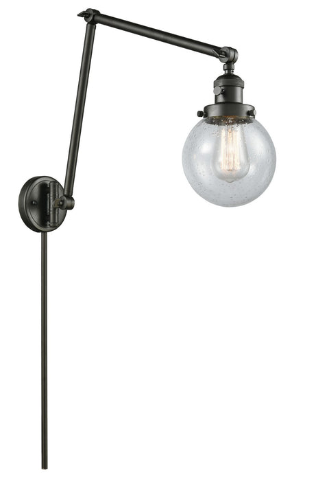 Innovations 238-OB-G204-6-LED LED Swing Arm Lamp, Oil Rubbed Bronze