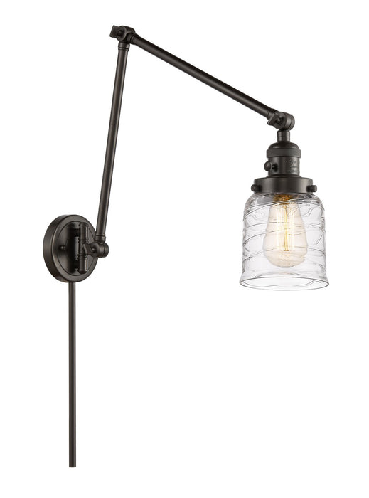 Innovations 238-OB-G513 One Light Swing Arm Lamp, Oil Rubbed Bronze