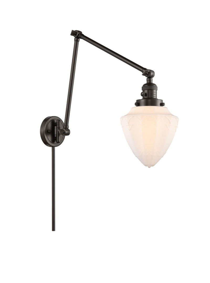 Innovations 238-OB-G661-7 One Light Swing Arm Lamp, Oil Rubbed Bronze