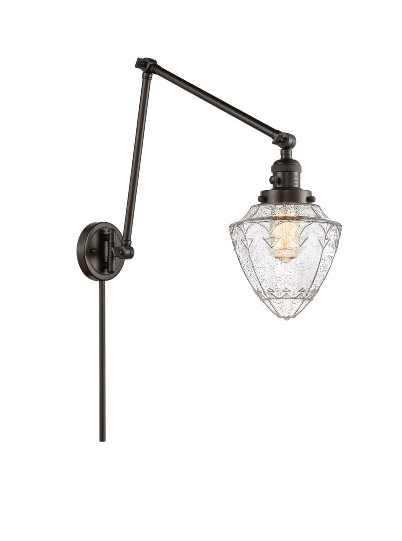 Innovations 238-OB-G664-7-LED LED Swing Arm Lamp, Oil Rubbed Bronze