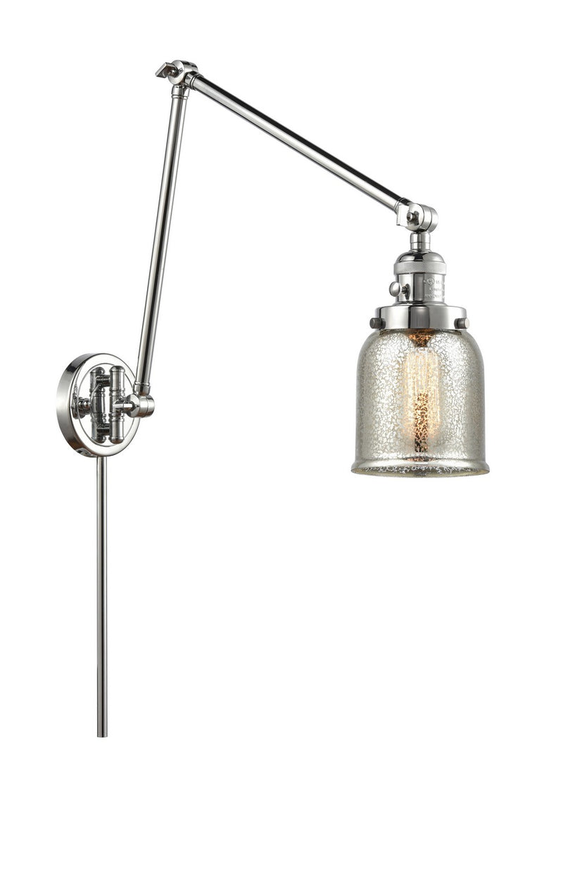 Innovations 238-PC-G58 One Light Swing Arm Lamp, Polished Chrome