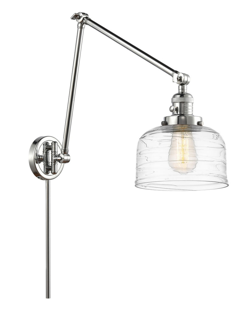 Innovations 238-PC-G713 One Light Swing Arm Lamp, Polished Chrome