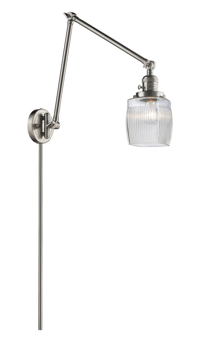 Innovations 238-SN-G302-LED LED Swing Arm Lamp, Brushed Satin Nickel