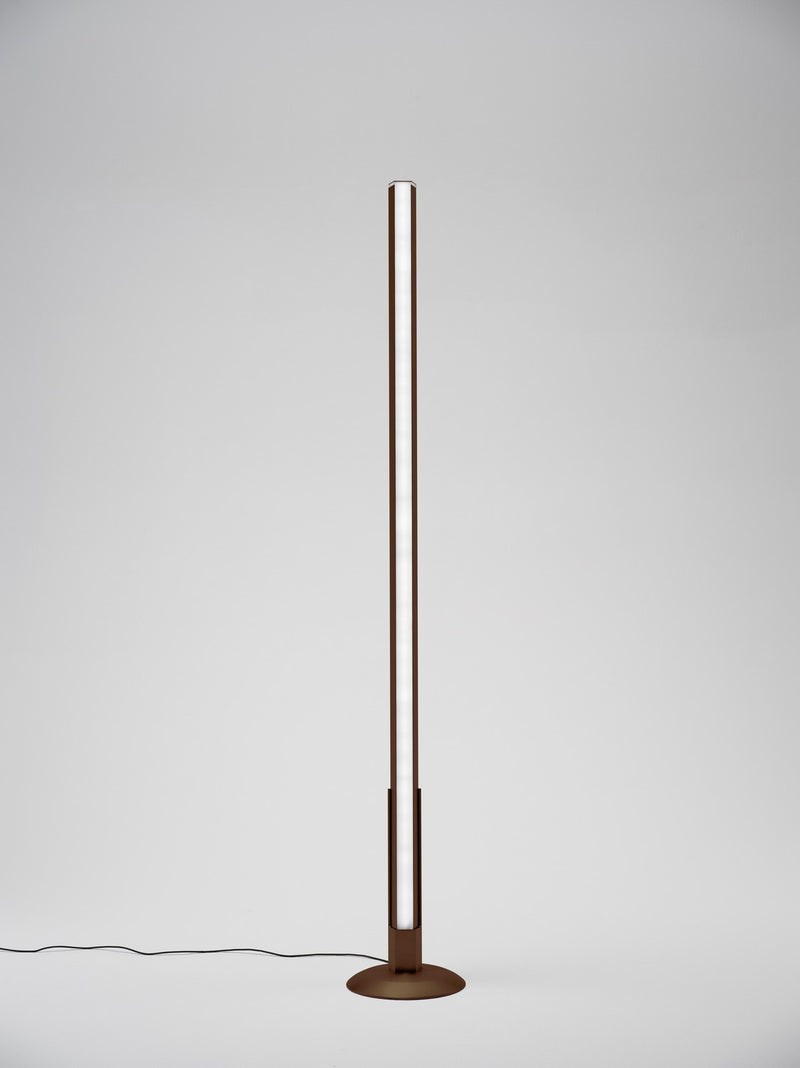 Zafferano LD0801-DS-R3 LED Linear Light with Docking Station, Rust